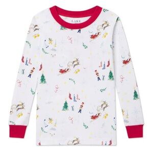 LAKE night before Christmas pajama top size 3